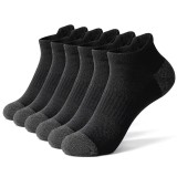 Set 6 perechi de sosete pentru barbati, SS030, Negru, marime universala