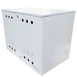 Firida 60x80x50 cm, Proconstructo Group, cutie pentru contor de gaz si regulator, gri, din tabla, cu