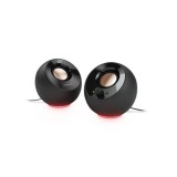 CREATIVE PEBBLE SE USB-C 2.0 Speakers w/Bluetooth 5.3, RGB Lighting, Aux, black &quot;51MF1725AA000&quot; (timbru verde 0.8 lei)