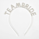 Bentita argintie Team Bride
