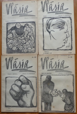Revista Vlasia , politica , literara , director Baboeanu , 1926 - 1927 , 19 nr. foto