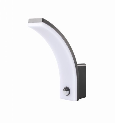 Aplica de exterior 20W 1700lm 4000K lumina naturala IP65 cu senzor de miscare, distanta de detectie maxim 9m, garantie 5 ani foto