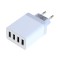 Adaptor de &icirc;ncărcare OTB USB - adaptor multiplu cu 4 porturi 4,8A cu Auto-ID - alb