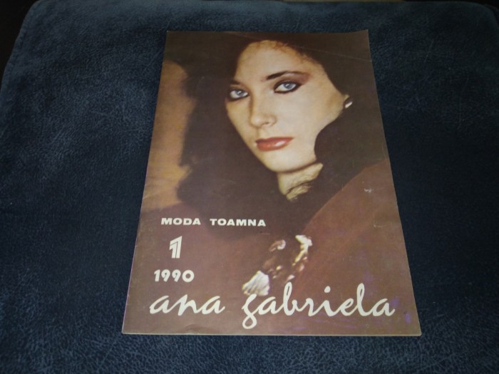 REVISTA MODA TOAMNA NR 1 1990 ANA GABRIELA