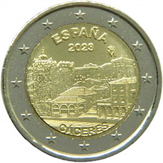 Spania moneda comemorativa 2 euro 2023 - UNESCO Caceres - UNC