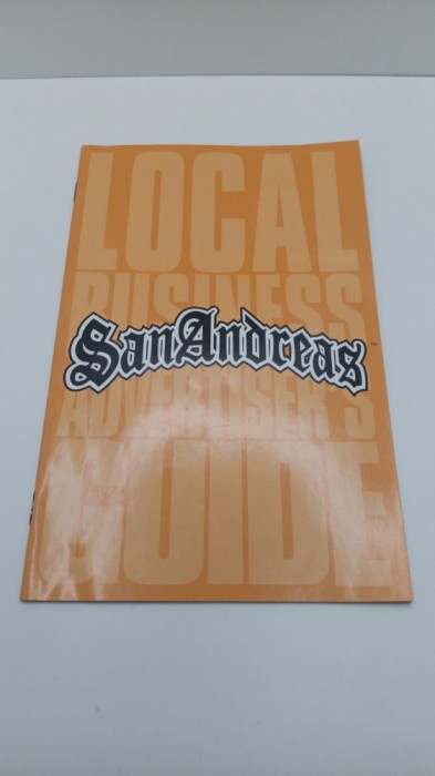 GTA Grand Theft Auto San Andreas - PS2 brochure