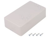 Carcasă universală ABS gri 71mm x 124mm x 38mm