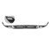 Spoiler bara fata VW TOUAREG (7L), 10.2002-12.2006, cu gauri pentru lampi pozitie,