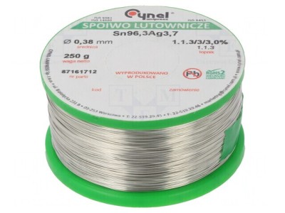 S&amp;acirc;rmă de lipit fără plumb 0,38mm 0,25kg foto