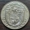 (A670) MONEDA DIN ARGINT PANAMA - 1/2 BALBOA (MEDIO BALBOA) 1968