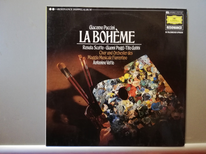 Puccini - La Boheme - 2LP Set (1981/Deutsche Grammophon) - VINIL/Vinyl/NM+