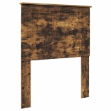 vidaXL Tăblie cap cu headboard Stejar fumuriu 80 cm Lemn compozit 887819