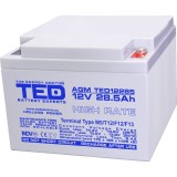 Acumulator AGM Ted Electric 12V 28.5 Ah Plumb-Acid VRLA