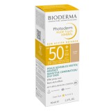 Cumpara ieftin Fluid cu protectie solara SPF 50+ Mineral Photoderm Nude Touch, Deschis, 40 ml, Bioderma