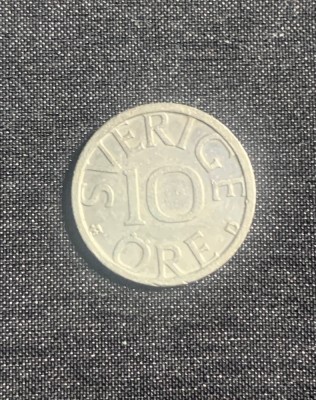 Moneda 10 ore 1988 Suedia foto