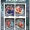 SIERRA LEONE 2016 - Mari exploratori / set complet MNH - colita+bloc