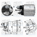 MEAT &amp; DORIA 46159 Solenoid, electromotor