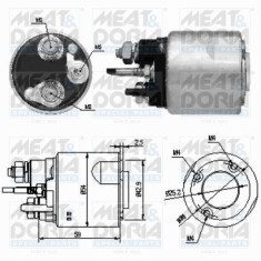 MEAT &amp; DORIA 46159 Solenoid, electromotor