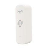 Senzor vibratii WiFi PNI SafeHouse HS501, Compatibil Tuya Smart, Standalone, Reglabila Sensibilitate, Alimentare 2xAAA