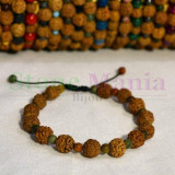 Bratara rudraksha 8mm si jasp oceanic 4mm