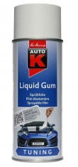 Spray Vopsea Cauciucata Auto-K Liquid Gum Detasabila Alb 400ML 999CH3907 foto