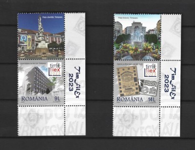 ROMANIA 2023 - TIMFILEX 2023, VINIETA 2, MNH - LP 2436 foto