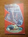 carte de bucate - condimente si sosuri dietetice - din anul 1988