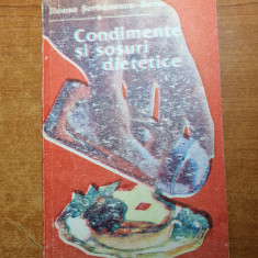 carte de bucate - condimente si sosuri dietetice - din anul 1988