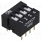 Comutator DIP-SWITCH 4 sec&Aring;&pound;iuni ON-OFF 0,025A/24VDC OMRON