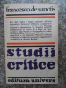 Studii Critice - Francesco De Sanctis ,534108