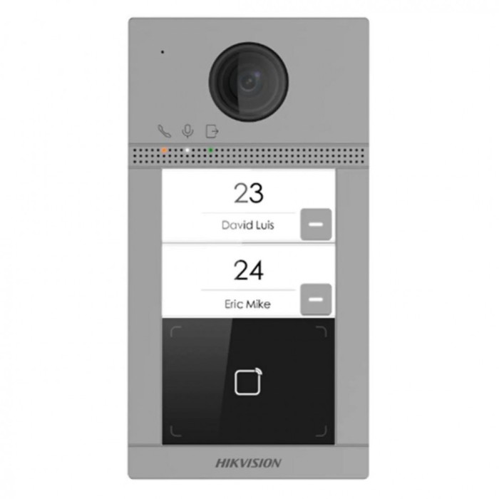 POST VIDEOINTERFON 2 X BUTON APELARE &amp;quot;DS-KV8213-WME1(C)&amp;quot; (timbru verde 0.8 lei)