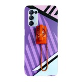 Husa compatibila cu Oppo A74 5G model Retro red phone, Silicon, TPU, Viceversa, Transparent, Carcasa