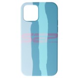 Husa Silicon Rainbow iPhone 12 Pro, High Copy, No.03 - Protectie Premium