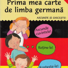 PRIMA MEA CARTE DE LIMBA GERMANA ASCUNDE SI GHICESTE ! DE CATHERINE BRUZZONE SI SUSAN MARTINEAU , 2008