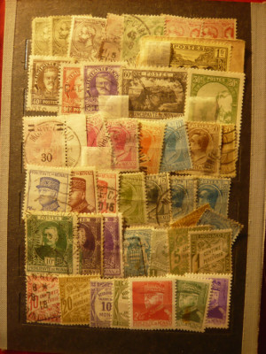 Colectie 216 timbre Monaco stampilate si nestampilate foto