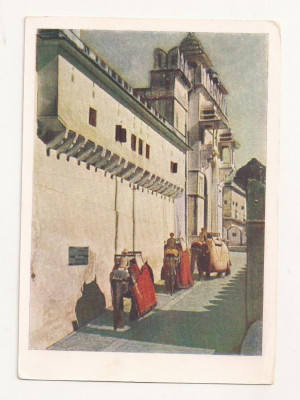 FA38-Carte Postala- RUSIA - India, Amber Castle, Jaipur, necirculata 1958 foto
