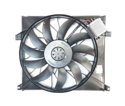 GMV radiator electroventilator Mercedes Clasa M (W163), 02.2000-06.2005, ML 55 AMG, motor 5.4 AMG, benzina, cutie automata, cu AC, 850 W; 530 mm; 2 p foto