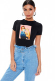 Cumpara ieftin Tricou dama negru - Girl Power in Pandemie - L, THEICONIC