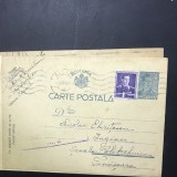 CP01 Carte postala veche 1942 Galati - Timisoara stampila box CENZURAT Nr. 3 Regele Mihai WW2