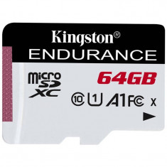 Card Kingston microSDXC High Endurance 64GB Clasa 10 UHS-I foto