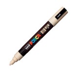 Marker UNI PC-5M Posca, 1.8-2.5 mm,varf mediu,bej