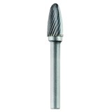 Tivoly 10318210 - Freza cu carburi metalice 16x30x75 mm tija 8 mm forma F (conica cu cap rotunjit) tais simplu