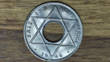 Cumpara ieftin Africa de Vest Britanica -moneda bijuterie coloniala- 1/10 penny 1946 cu-ni -UNC