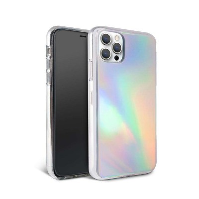 Husa protectie Flippy compatibila cu Apple iPhone 12/12 Pro Laser Gradient Case Cameleon foto