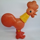 Cocos - Jucarie mare din plastic vechi, vintage - 41 cm