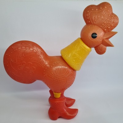 Cocos - Jucarie mare din plastic vechi, vintage - 41 cm foto