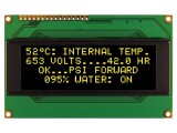 Afișaj OLED alfanumeric 20x4 galben 98x60x10mm 16 pini
