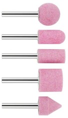 Bosch Set pietre de slefuit, tija de prindere 6mm granulatie 60; 25; 15; 15; set 5 buc. ProAdvanced PowerfulTools