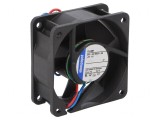Ventilator DC axial 24V 60x60x25mm 36m3/h 28dBA cu rulmenti