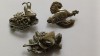 Lot 3 Insigne vanatoare-Cocos de munte,caprioara,pusca,floare de colt